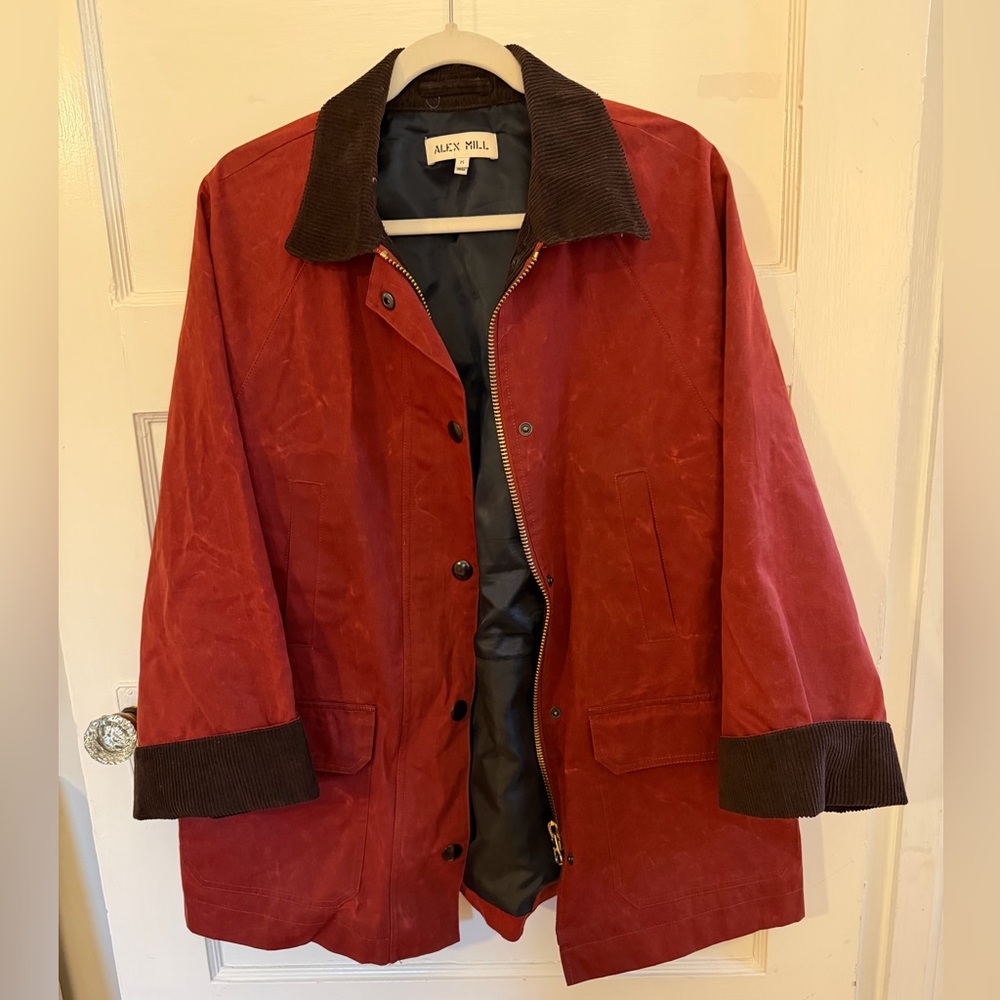 Alex Mill Burgundy Chiltern Street Barn Jacket